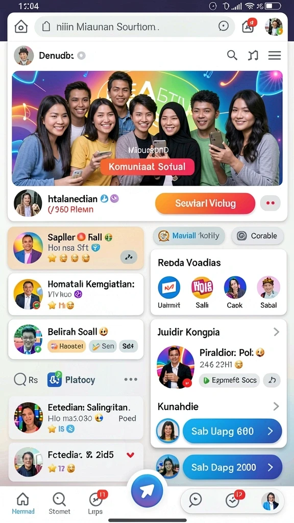cacor78 - Tampilan antarmuka yang menarik dan user-friendly.