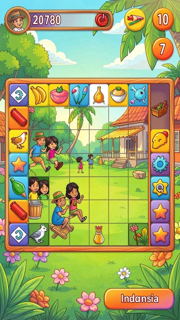 juara666 - Gambar layar permainan slot yang menarik dan cerah.