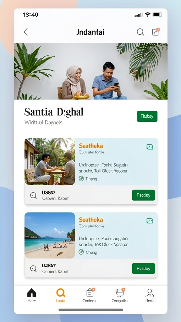 mega388 - Tampilan antarmuka yang menarik dan user-friendly.