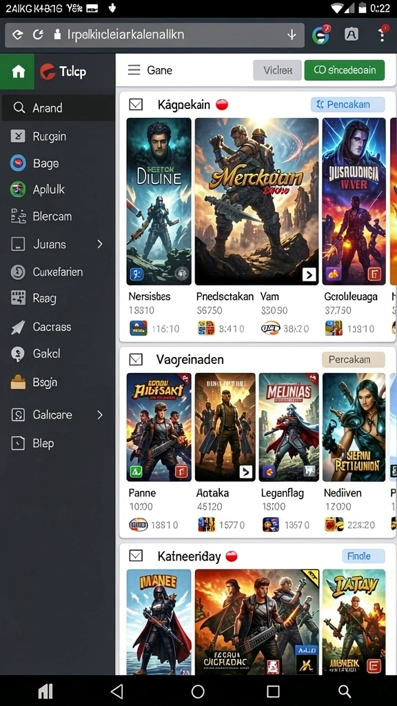 pisangbet - Tampilan antarmuka yang menawan dan user-friendly.
